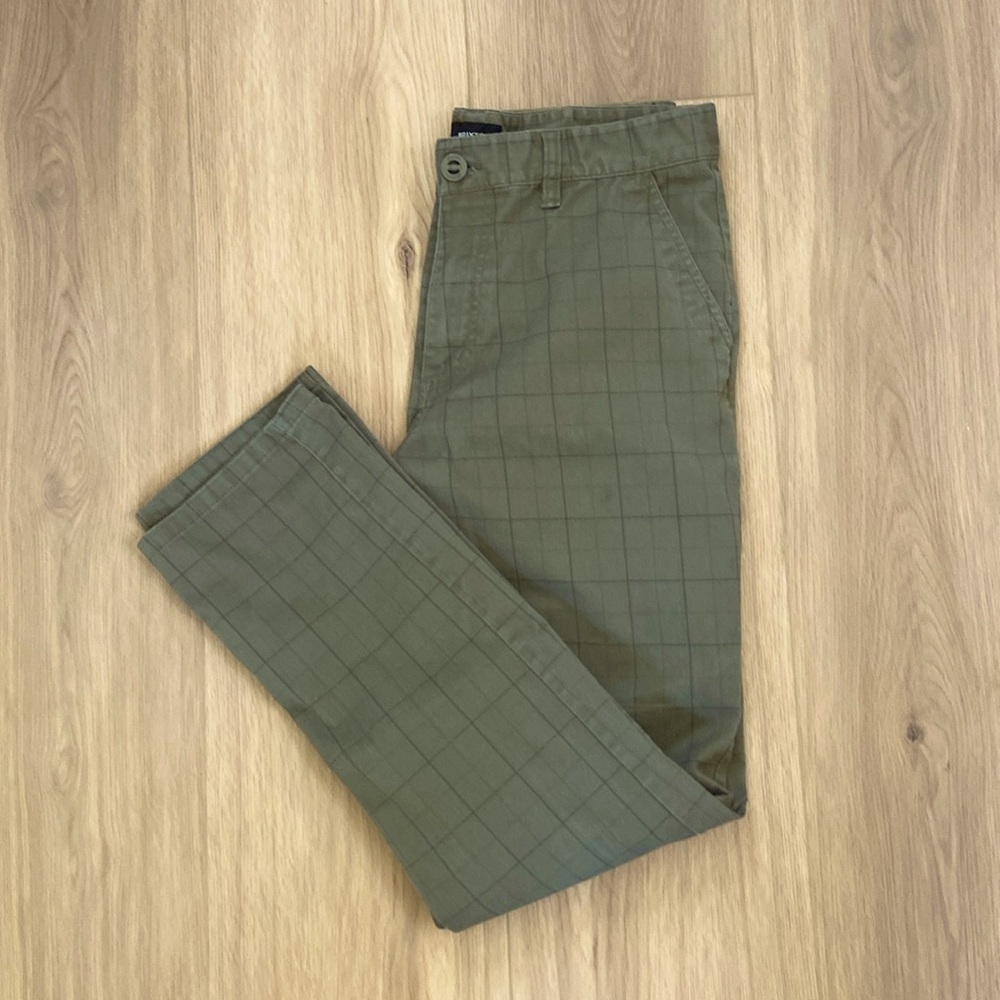 Brixton army green pant